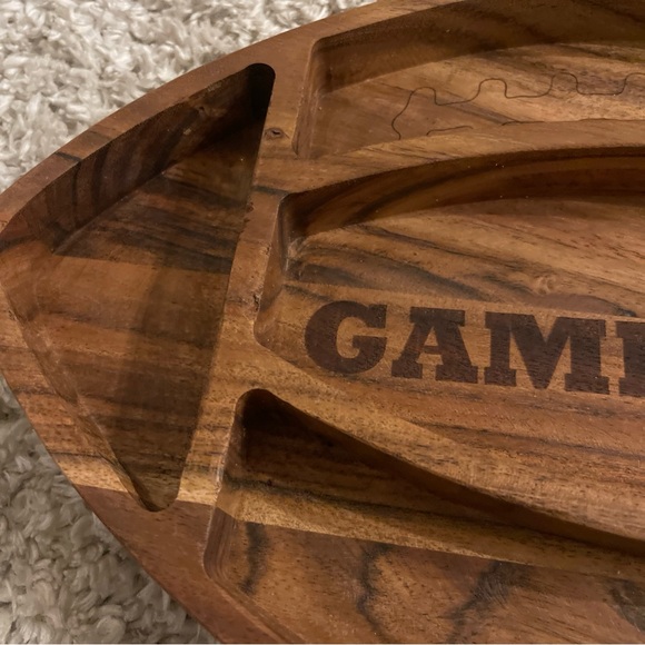 🏈 NEW/UNUSED Game Time Football Charcuterie Snack Tray - Picture 10 of 11